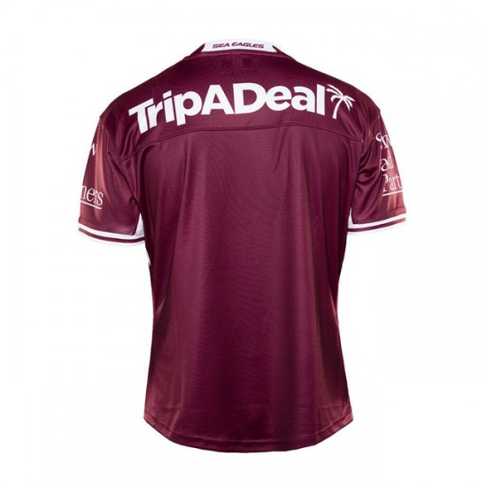 Camisola Manly Warringah Sea Eagles Rugby Equipamento Primeiro 2021 Manga Curta